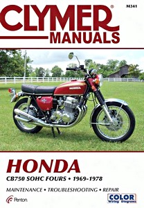 Book: Honda CB 750 SOHC Fours (1969-1978) - Clymer Motorcycle Service and Repair Manual