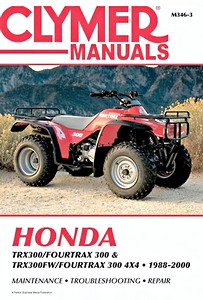 Boek: Honda TRX 300 / Fourtrax 300 & TRX 300FW / Fourtrax 300 4x4 (1988-2000) - Clymer ATV Service and Repair Manual