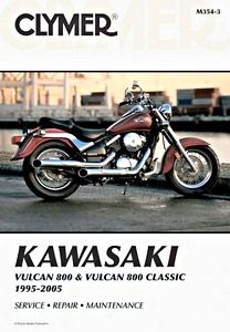 Book: Kawasaki Vulcan VN 800 & Vulcan VN 800 Classic (1995-2005) - Clymer Motorcycle Service and Repair Manual