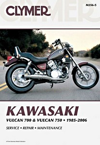 Książka: Kawasaki Vulcan VN 700 & Vulcan VN 750 (1985-2006) - Clymer Motorcycle Service and Repair Manual