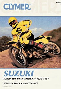 Książka: Suzuki RM 50-400 Twin Shock (1975-1981) - Clymer Motorcycle Service and Repair Manual