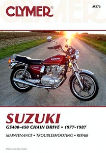 Book: Suzuki GS 400-450 Twins - Chain Drive (1977-1987) - Clymer Motorcycle Service and Repair Manual