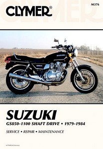 Livre: Suzuki GS 850, GS 1000, GS 1100 - Shaft Drive (1979-1984) - Clymer Motorcycle Service and Repair Manual