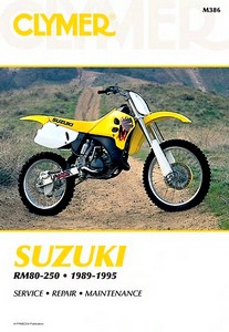 Boek: Suzuki RM 80-250 (1989-1995) - Clymer Motorcycle Service and Repair Manual