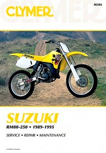 Book: Suzuki RM 80-250 (1989-1995) - Clymer Motorcycle Service and Repair Manual