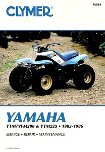 Książka: Yamaha YTM 200 / 225 & YFM 200 (1983-1986) - Clymer ATV Service and Repair Manual