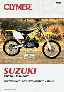 1996-2000 Suzuki RM125 Repair Manual Clymer M400 Service Shop Garage
