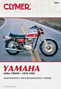 Livre: Yamaha TX 650 / XS1, XS2 / XS 650 - 650 cc Twins (1970-1982) - Clymer Motorcycle Service and Repair Manual