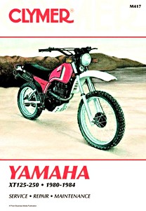 Livre: Yamaha XT 125, XT 200, XT 250 (1980-1984) - Clymer Motorcycle Service and Repair Manual