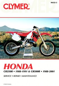 Livre : Honda CR 250R (1988-1991) & CR 500R (1988-2001) - Clymer Motorcycle Service and Repair Manual