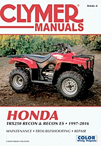 Livre : Honda TRX 250 Recon & Recon ES (1997-2016) - Clymer ATV Service and Repair Manual