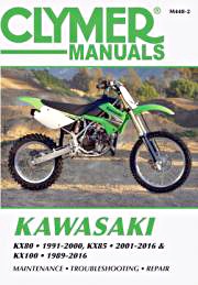 Buch: Kawasaki KX 80 (1991-2000), KX 85 (2001-2016) & KX 100 (1989-2016) - Clymer Motorcycle Service and Repair Manual