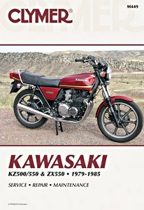 Książka: Kawasaki KZ 500, KZ 550, ZX 550 (1979-1985) - Clymer Motorcycle Service and Repair Manual