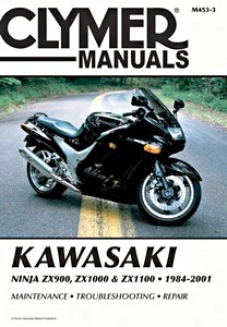 Book: Kawasaki ZX 900-1100 Ninja (1984-2001) - Clymer Motorcycle Service and Repair Manual