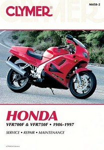 Book: Honda VFR 700F & VFR 750F (1986-1997) - Clymer Motorcycle Service and Repair Manual