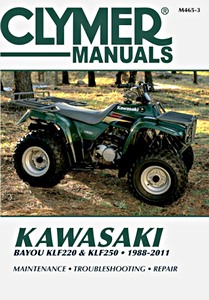 Książka: [M465-3] Kawasaki KLF 220 & KLF250 Bayou (88-11)