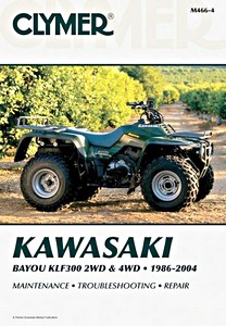 Buch: Kawasaki KLF 300 Bayou 2WD & 4WD (1986-2004) - Clymer ATV Service and Repair Manual