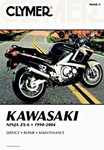Książka: Kawasaki ZX-6 Ninja (1990-2004) - Clymer Motorcycle Service and Repair Manual