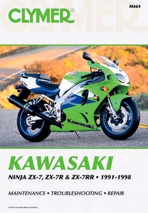 Książka: Kawasaki ZX-7, ZX-7R, ZX-7RR Ninja (1991-1998) - Clymer Motorcycle Service and Repair Manual