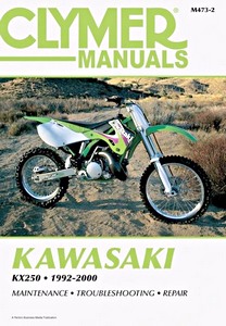 Livre: Kawasaki KX 250 (1992-2000) - Clymer Motorcycle Service and Repair Manual