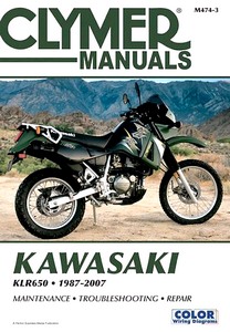 Book: Kawasaki KLR 650 (1987-2007) - Clymer Motorcycle Service and Repair Manual