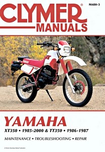 Livre: Yamaha XT 350 (1985-2000) & TT 350 (1986-1987) - Clymer Motorcycle Service and Repair Manual