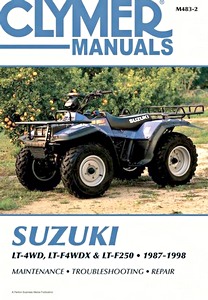 Livre : Suzuki LT-4WD Quad Runner, LT-4WDX King Quad & LT-F250 Quad Runner (1987-1998) - Clymer ATV Service and Repair Manual
