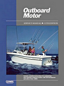 Book: Outboard Motor Service Manual - motors with 30 hp and above (1969-1989) (11th Edition)