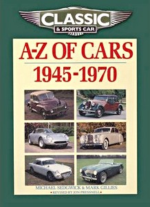 Okładka książki A-Z of Cars 1945-1970 (Classic and Sports Car Magazine)