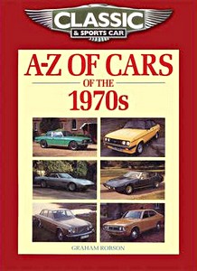 GHER3327 Okładka książki A-Z of Cars of the 1970s (Classic and Sports Car Magazine)