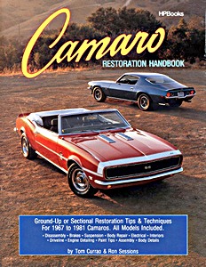 Okładka instrukcji napraw Camaro Restoration Handbook - Ground-Up or Sectional Restoration Tips & Techniques for 1967-1981 Camaros