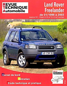 Revue Pratique de Technique Automobile - werkplaatshandboek Land Rover Freelander