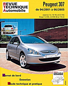 Livre : [TAP411] Peugeot 307 (4/2001-6/2005)