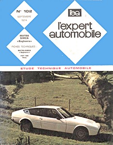 Boek: Matra-Simca Bagheera (depuis 06/1973) - L'Expert Automobile