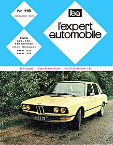 Boek: BMW 520, 520i et 520 Automatique (série E12, depuis 09/1972) - L'Expert Automobile