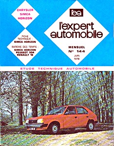 Boek: Chrysler Simca Horizon (depuis 1978) - L'Expert Automobile