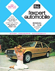 Boek: [148] Opel Rekord E - essence 2.0 S et 2.0 E