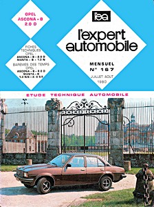 Livre : Opel Ascona B - Diesel 2.0 D - L'Expert Automobile