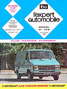 Livre : Citroën C 25 - essence 1.8 et 2.0 L / Diesel 2.5 D - L'Expert Automobile