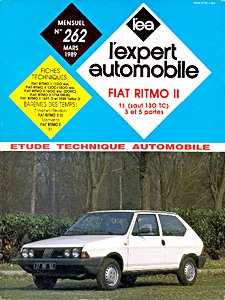 Boek: [262] Fiat Ritmo II - tt sauf 130 TC (1982-1988)