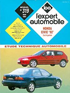 Livre : Honda Civic - essence - 3 et 4 portes (depuis 1992) - L'Expert Automobile