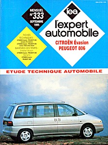 Boek: Citroën Evasion / Peugeot 806 - essence XU / turbo Diesel XUD (depuis 1994) - L'Expert Automobile