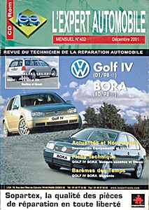 Livre : Volkswagen Golf IV (depuis 01/1998), Bora (depuis 10/1998) - essence et Diesel - L'Expert Automobile