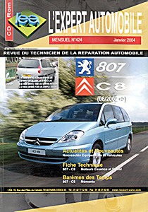 Citroën C8 / Peugeot 807 - essence 2.0 16V et 2.2 16V / Diesel 2.0 HDi et 2.2 HDi (depuis 06/2002)