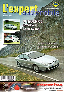 Boek: [446] Citroen C5 - 1.6 HDi et 2.0 HDi (09/2004->)