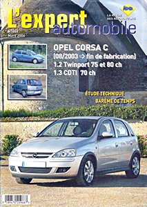 Livre : [448] Opel Corsa C (08/2003 a la fin de fabrication)