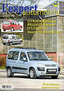 Boek: Citroën Berlingo / Peugeot Partner - Diesel 1.9 D et 1.6 HDi 16V (depuis 11/2002) - L'Expert Automobile