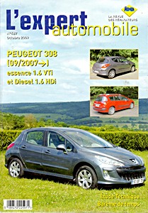Peugeot 308 - essence 1.6 VTi et Diesel 1.6 HDi (depuis 09/2007)