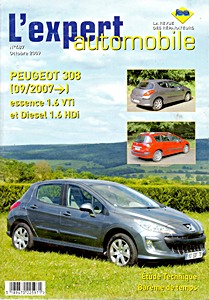 Boek: Peugeot 308 - essence 1.6 VTi et Diesel 1.6 HDi (depuis 09/2007) - L'Expert Automobile