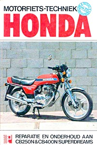 Omslag werkplaatshandboek Honda CB 250 N & CB 400 N Superdreams (tot 1984) - Reparatie en onderhoud